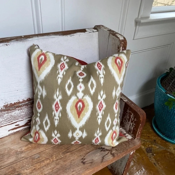 Custom Made Ikat Pillow Cover - Picture 3 of 5